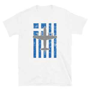 P-3 Orion and Greek Flag Tee