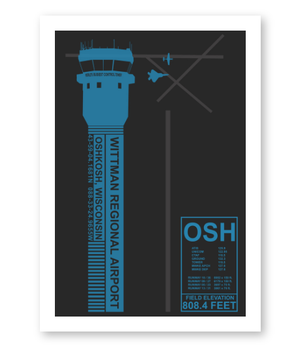 OSH Tower Art Print