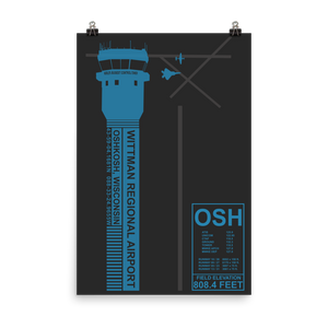 OSH Tower Art Print