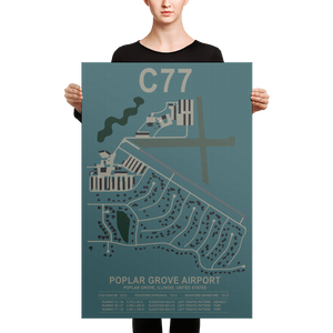 C77 Poplar Grove Airport Layout Art