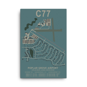 C77 Poplar Grove Airport Layout Art