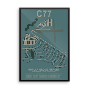C77 Poplar Grove Airport Layout Art