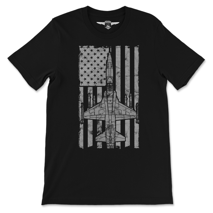 F-5 Freedom Fighter Vintage Flag Tee