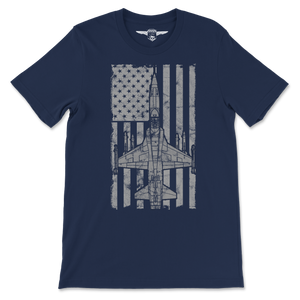 F-5 Freedom Fighter Vintage Flag Tee