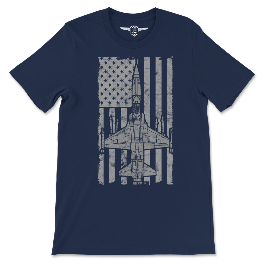 F-5 Freedom Fighter Vintage Flag Tee