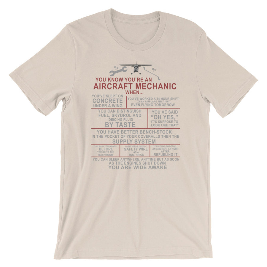 You know you're an aircraft mechanic when...