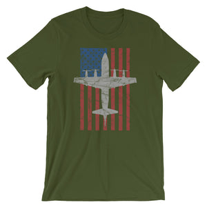 P-3 Orion Vintage American Flag Red White & Blue Tee