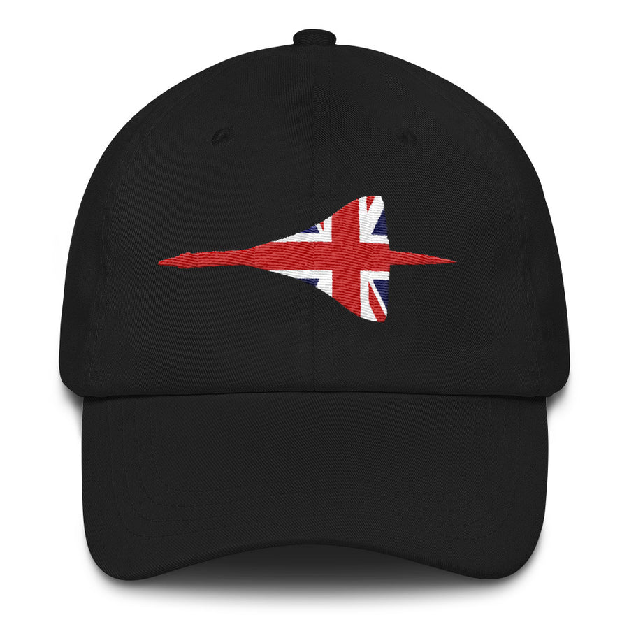 Concorde Silhouette Union Jack Embroidered Dad Cap