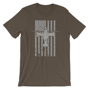 MV-22 Osprey Tilt-Rotor Vintage Flag Tee