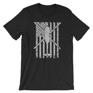 UH-60 Black Hawk Helicopter Vintage Flag Tee