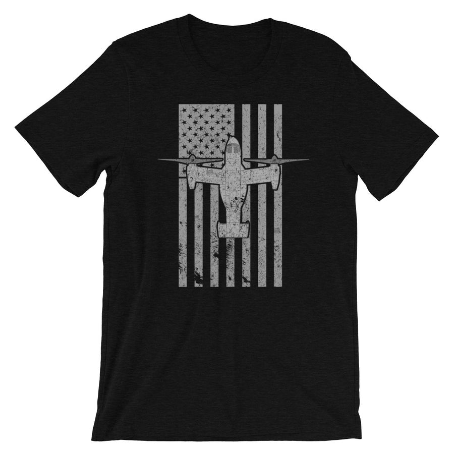 MV-22 Osprey Tilt-Rotor Vintage Flag Tee