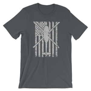 UH-60 Black Hawk Helicopter Vintage Flag Tee