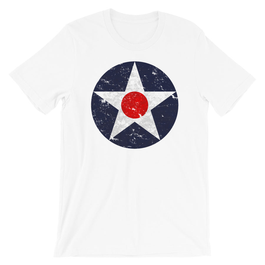 US Army Air Corps WW2 Roundel Insignia Vintage Tee