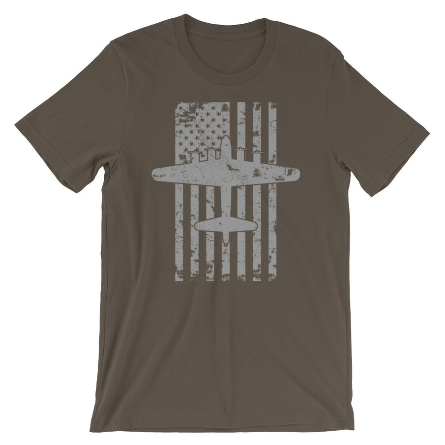 B-17 Flying Fortress Vintage Flag Tee