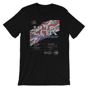 LHR London Heathrow Vintage Airline Tag Tee