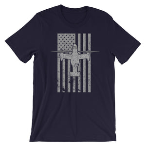 MV-22 Osprey Tilt-Rotor Vintage Flag Tee