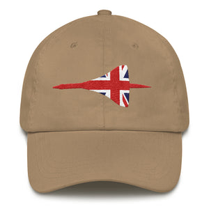 Concorde Silhouette Union Jack Embroidered Dad Cap