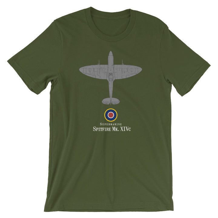 Supermarine Spitfire Tech Drawing Tee