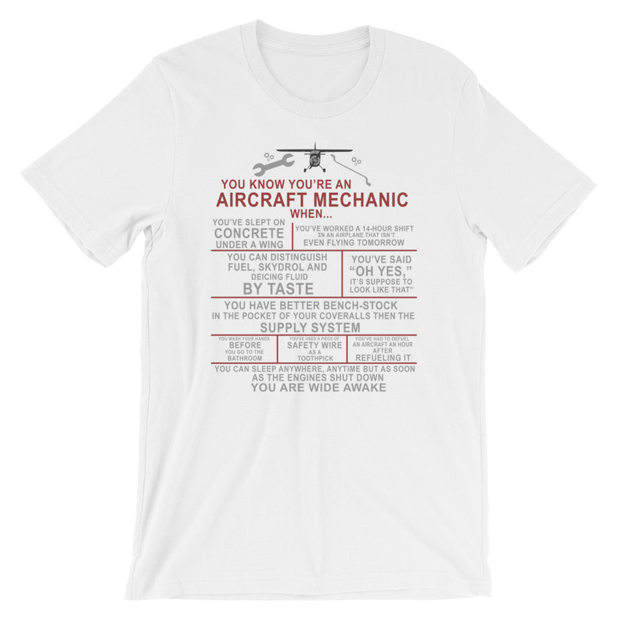 You know you're an aircraft mechanic when...