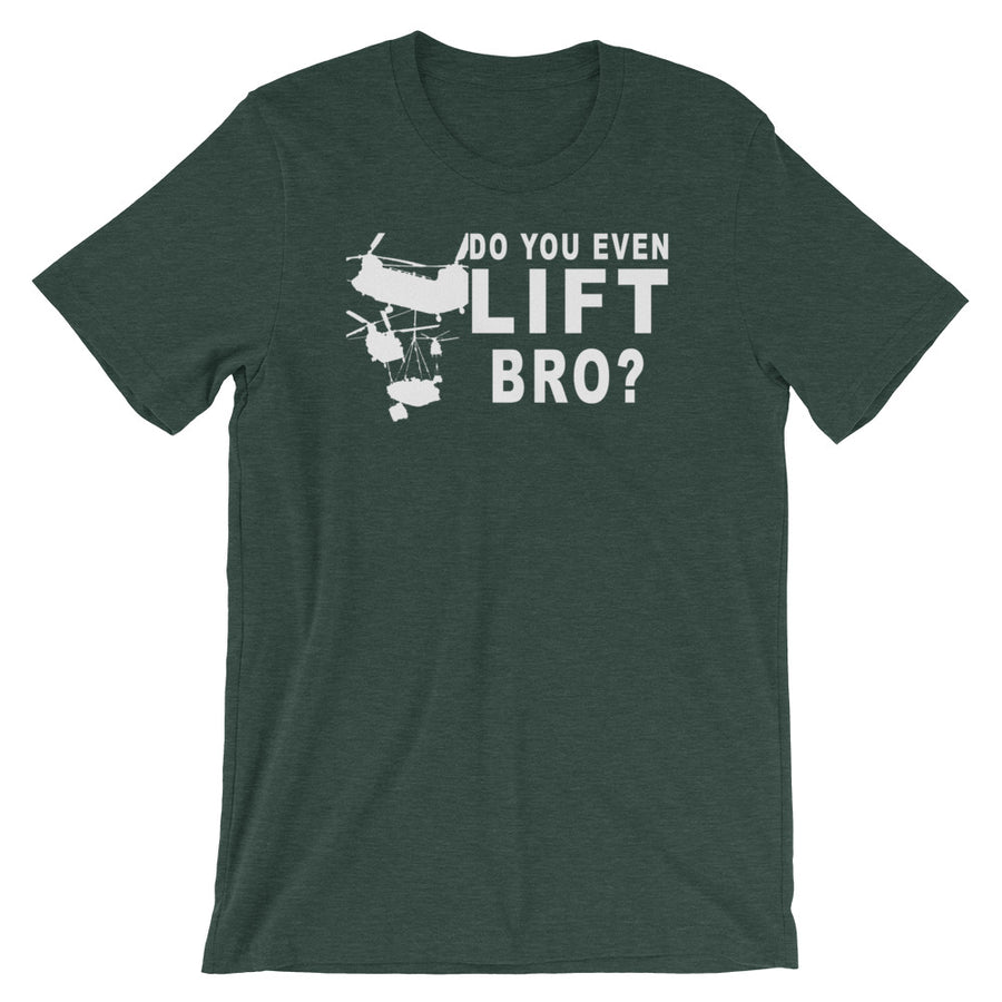 Do you Even Lift Bro? Ch-47 Chinook Helicopter Tee