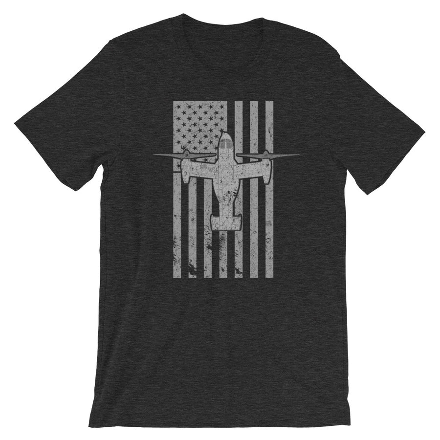 MV-22 Osprey Tilt-Rotor Vintage Flag Tee