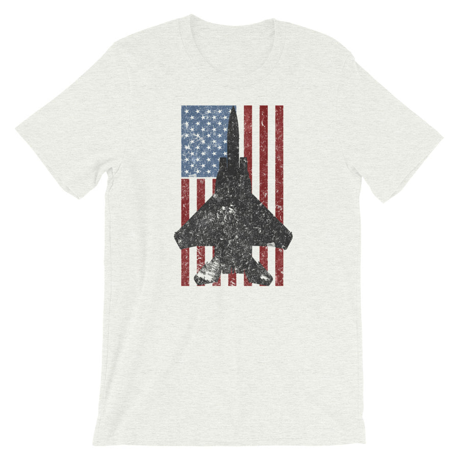 F-15 Eagle Vintage American Flag Tee