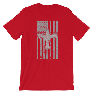 MV-22 Osprey Tilt-Rotor Vintage Flag Tee