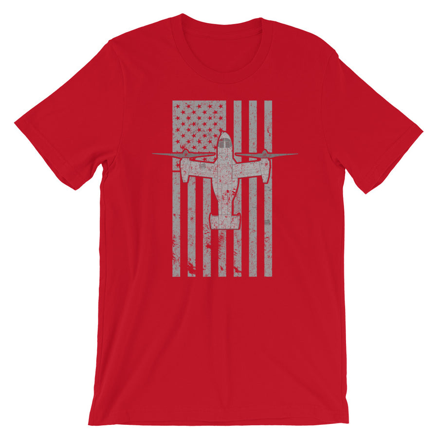 MV-22 Osprey Tilt-Rotor Vintage Flag Tee