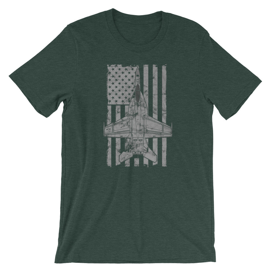 F/A-18E Super Hornet Vintage Flag Tee