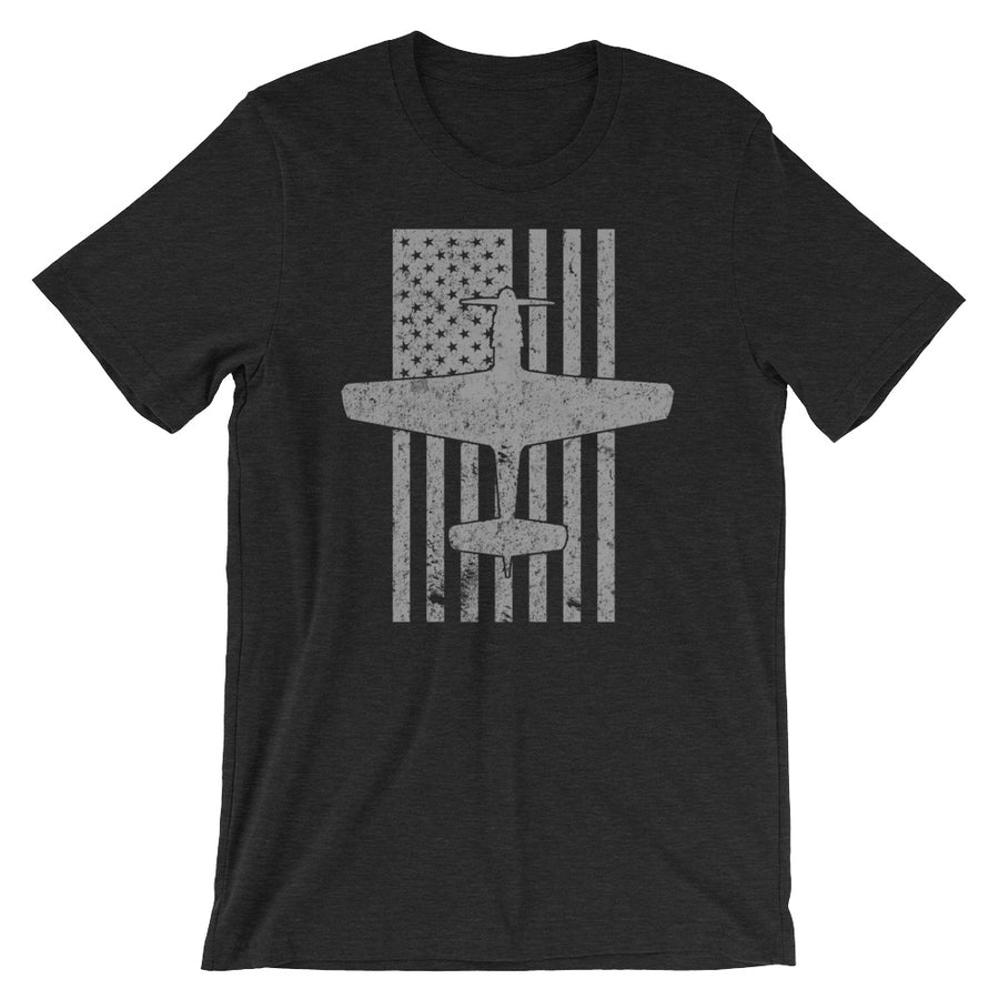 P-51 Mustang Vintage Flag Tee