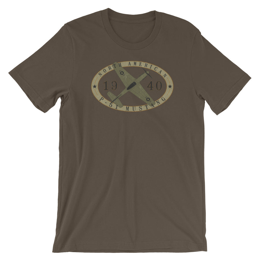 P-51 Mustang 1940 Vintage Tee