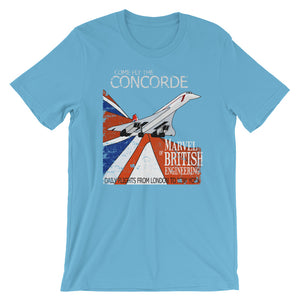 Come fly the Concorde Retro Vintage British Tee