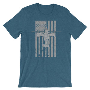 MV-22 Osprey Tilt-Rotor Vintage Flag Tee