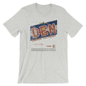 DEN Denver Vintage Airline Tag Tee