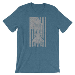 Space Shuttle Vintage Flag Tee