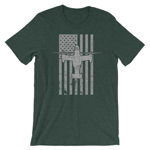 MV-22 Osprey Tilt-Rotor Vintage Flag Tee