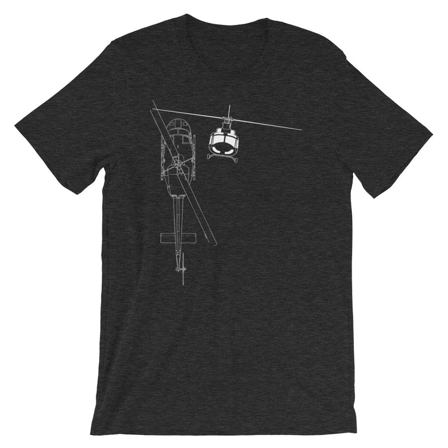 UH-1 Huey Line Art Tee