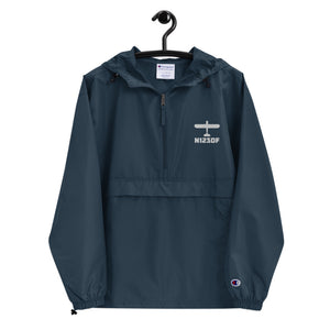 Custom Embroidered Aircraft & N# Packable Jacket