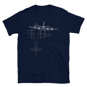 P-3 Orion Line Art T-Shirt