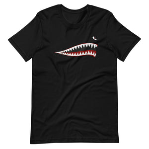 P-40 Warhawk Shark Teeth Vintage T-shirt