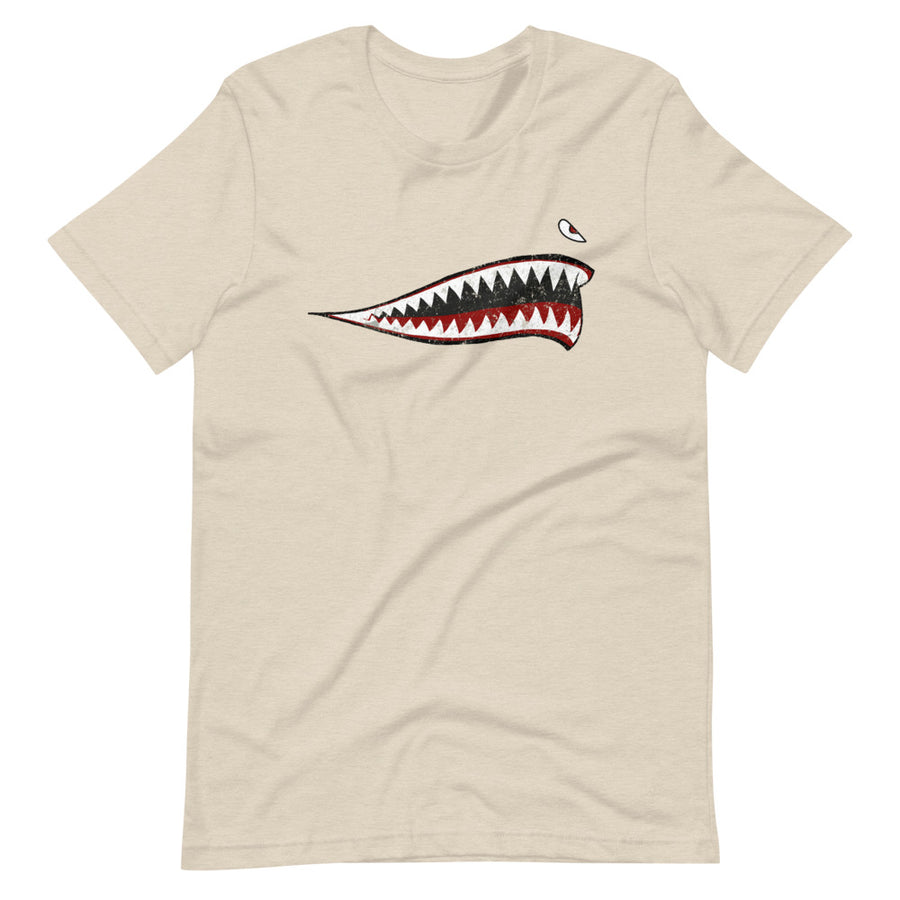 P-40 Warhawk Shark Teeth Vintage T-shirt